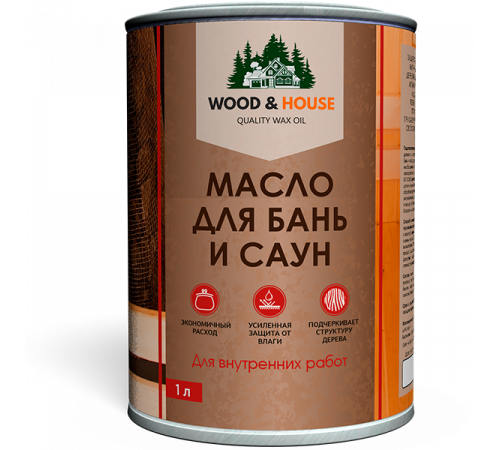 Приобрести МАСЛО ДЛЯ БАНЬ И САУН WOOD & HOUSE в Калуге, Калужская область